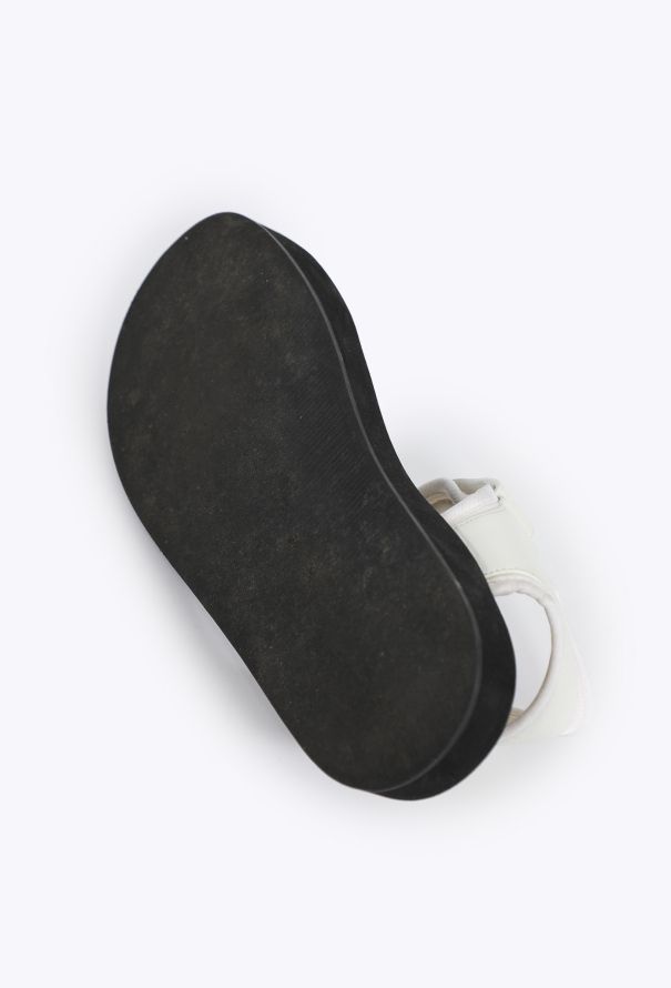 The Row 2020 Leather Hook-and-Loop Sandals - 5