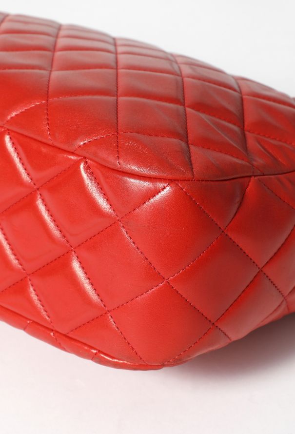 Chanel Red Jumbo Camera Bag - 7
