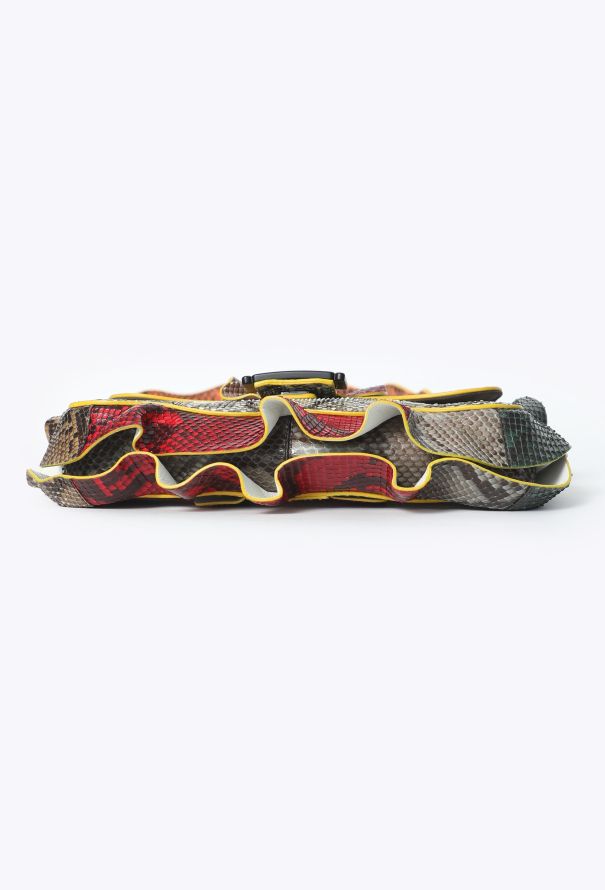 Fendi F/W 2016 Python Elaphe Waves  Baguette Bag - 9