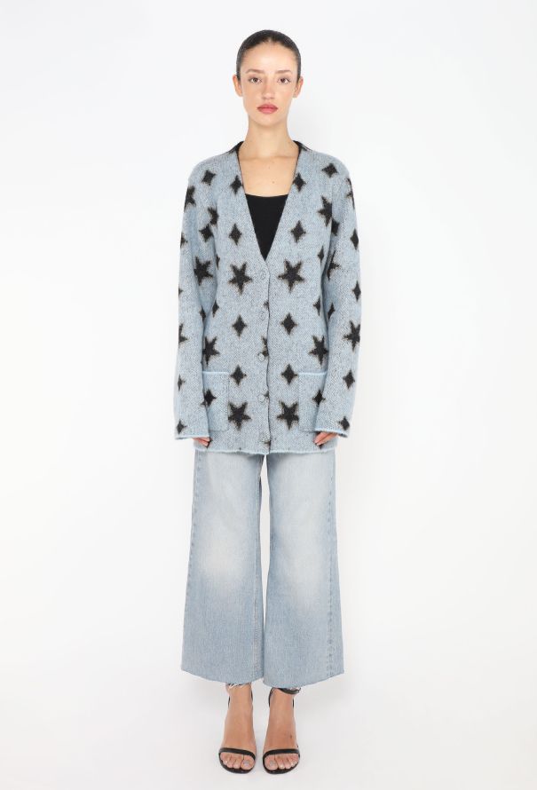 Saint Laurent F/W 2013 Mohair Star Cardigan - 3