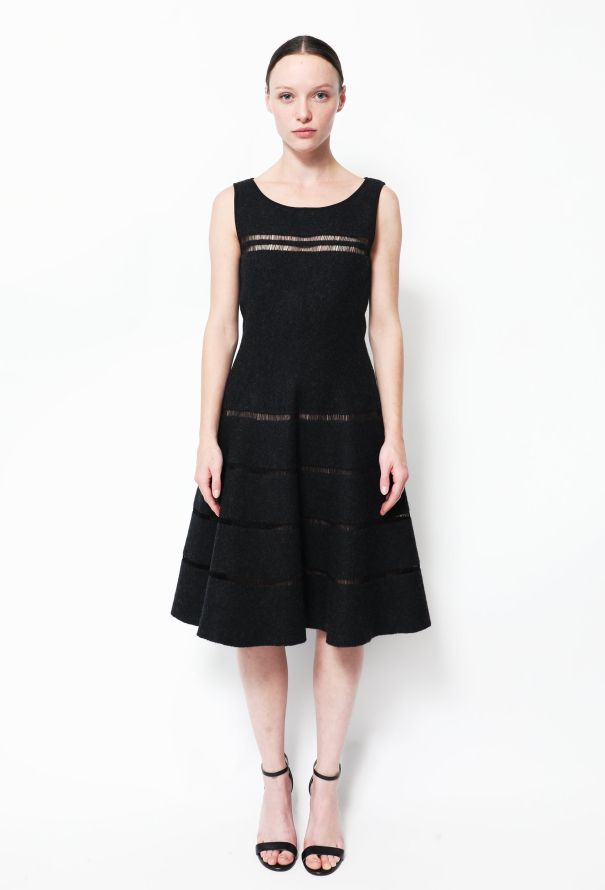 Alaïa Wool Skater Dress - 2