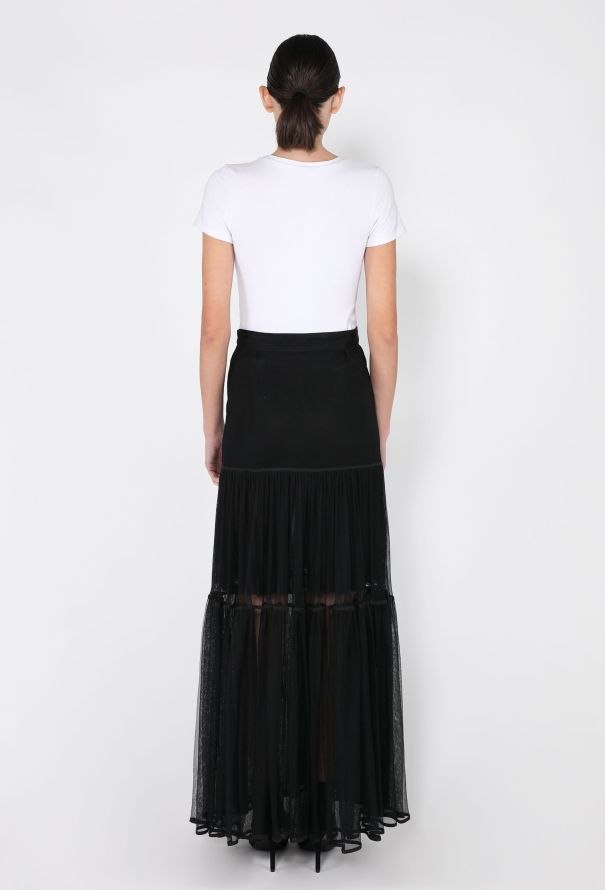 Chanel Tiered Chiffon Skirt, F/W 1991 - 5