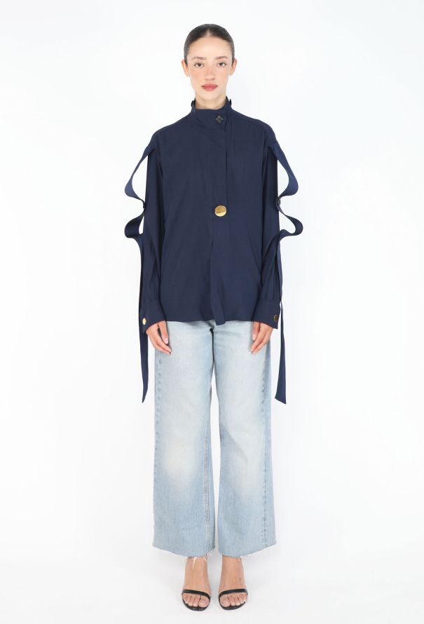 Céline Silk Panel Blouse, Pre-Fall 2015 - 1
