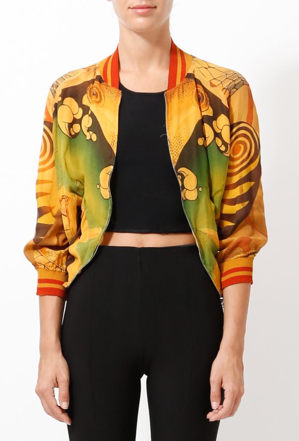 Jean Paul Gaultier '90s Graphic Corset Bomber - 1