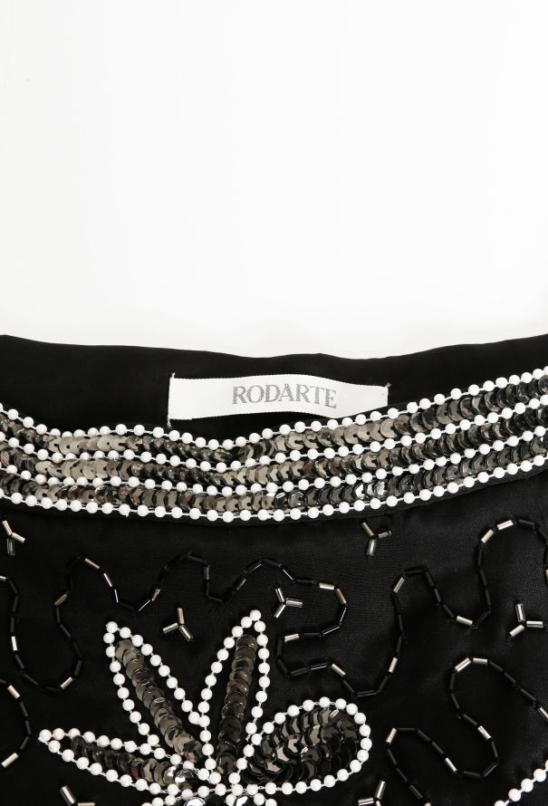Rodarte F/W 2015 Beaded Silk Skirt - 7