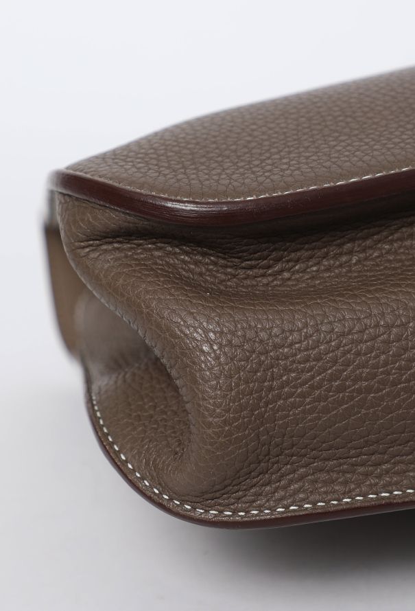 Hermès Étoupe Taurillon Clémence Halzan 31 - 12