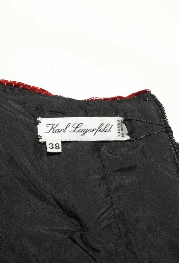 RARE Karl Lagerfeld F/W 1992 Embroidered Ensemble - 8