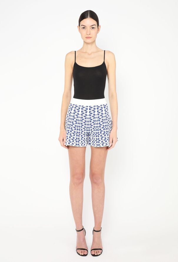 Alexander McQueen Flared Jacquard Shorts - 3
