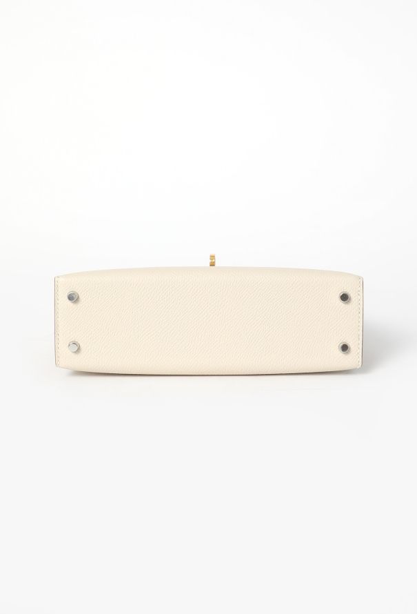 Hermès Craie Epsom Mini Kelly II Sellier Electrum - 11