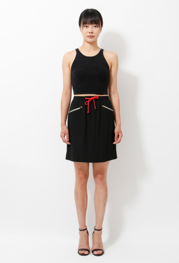 Céline Drawstring Track Skirt - 1