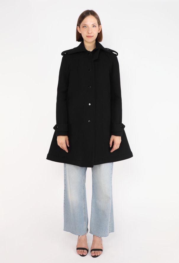 Balenciaga Flared Épaulette Coat, F/W 2003 - 1