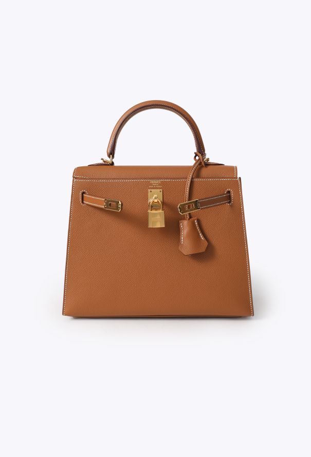 Hermès 2023 Gold Epsom Kelly Sellier 25 - 5