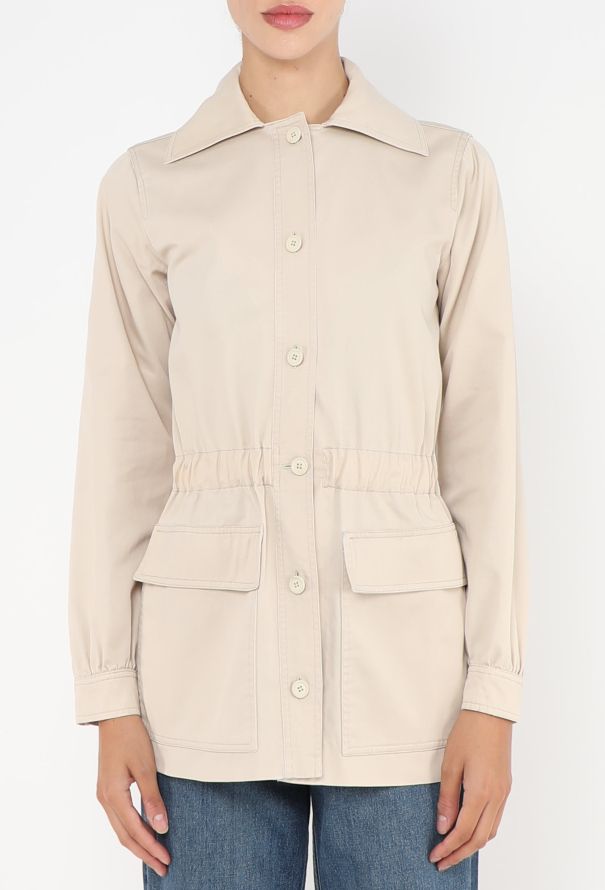 Saint Laurent RARE S/S 1973 Cinched Safari Jacket - 1