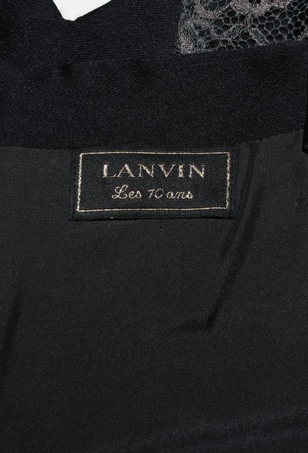 Lanvin 2012 'Les 10 ans' Lace Appliqué Dress - 6