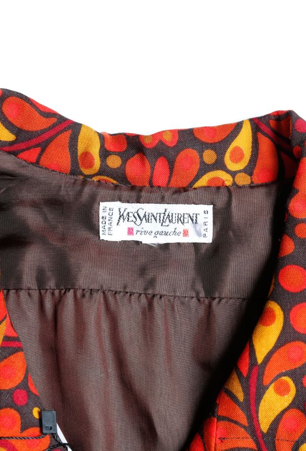 Saint Laurent Early '90s Floral Print Tunic - 5