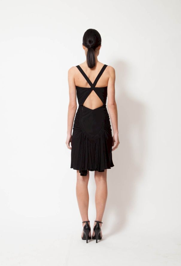 Alaïa Pleated Razor-Back Dress - 2