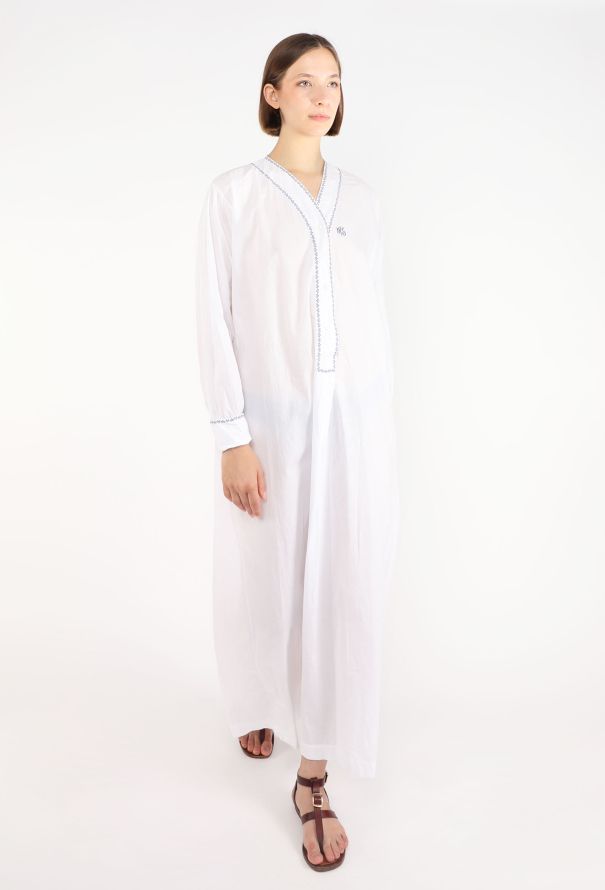 Embroidered Cotton Maxi Tunic - 3