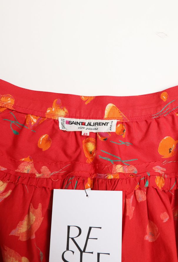 Saint Laurent '70s Flared Floral Ensemble - 7