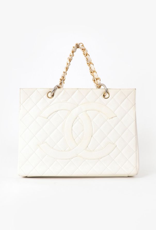 Chanel '90s Caviar Shopping Tote Bag - 1