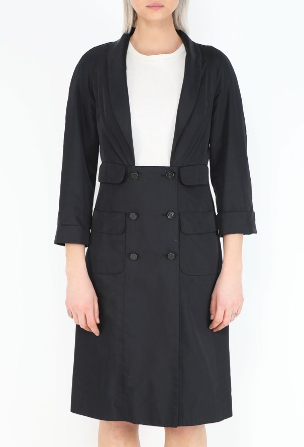 Chanel S/S 2006 Double-Breasted Shawl Dress - 3