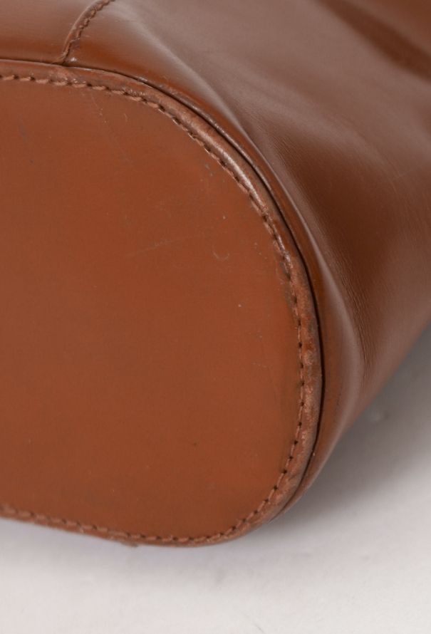 Saint Laurent '90 YSL Cognac Bag - 7