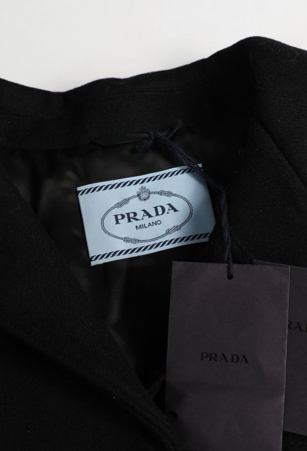 Prada Cropped Ombré Wool Jacket - 5