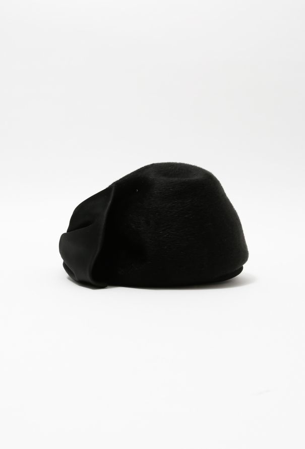 Schiaparelli Fur Bow Hat - 4