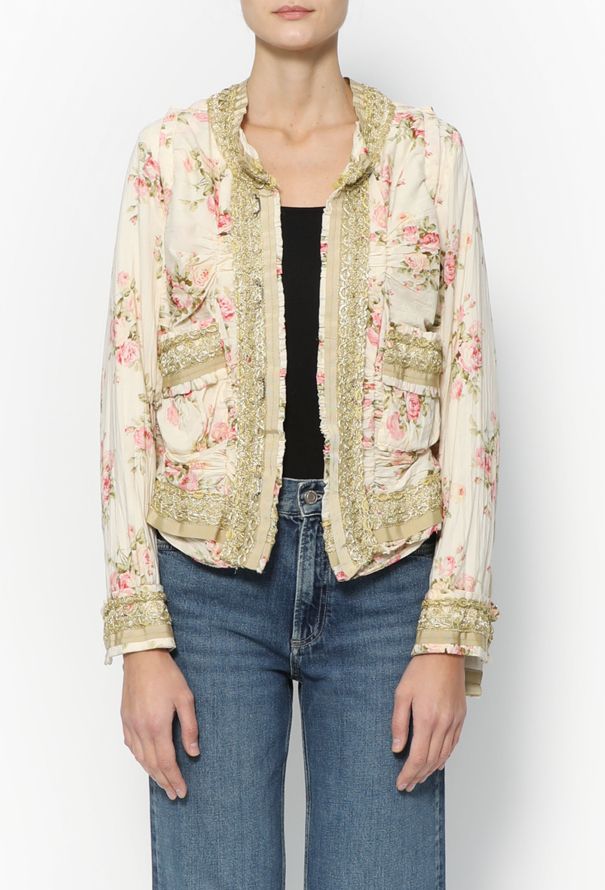 Junya Watanabe Stunning S/S 2008 Lace Trim Jacket - 1