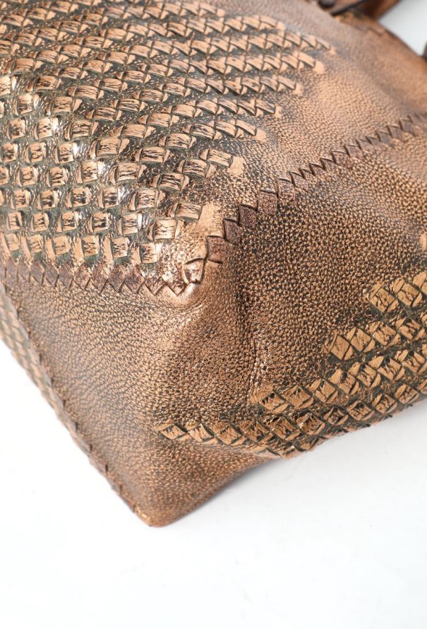 Bottega Veneta S/S 2009 Copper Intrecciato Tote Bag - 9