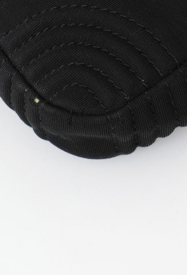 Chanel Black Jersey Flap Bag - 9
