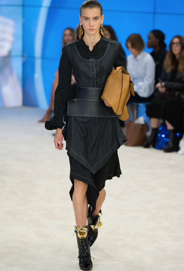 Loewe S/S 2017 Asymmetrical Linen Dress - 2