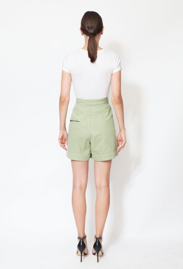 Isabel Marant High Waisted Flared Shorts - 4