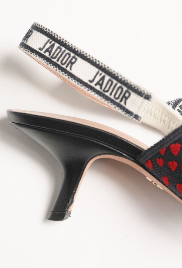Dior 2021 J'Adior Heart Slingback Pumps - 6