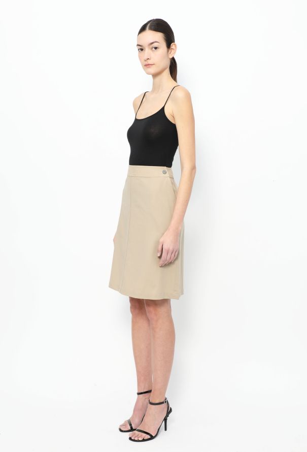 Chanel Classic A-Line 'CC' Skirt - 4