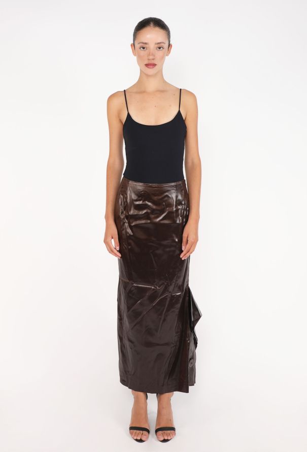 John Galliano Asymmetrical Satin Skirt, 2001 - 1