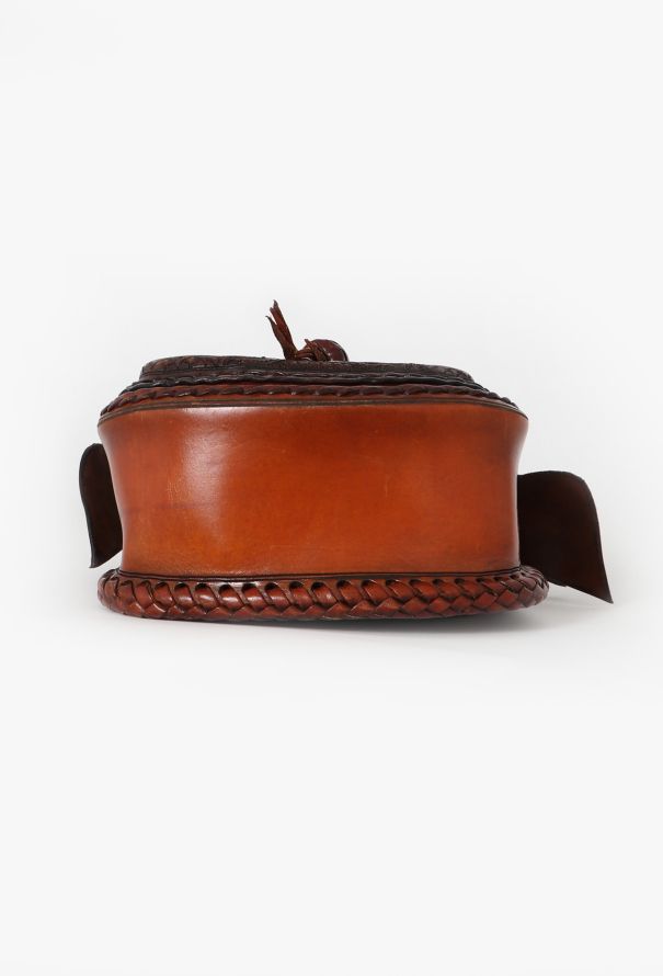 World Treasures Spanish Hand Tooled Leather Bag - 6