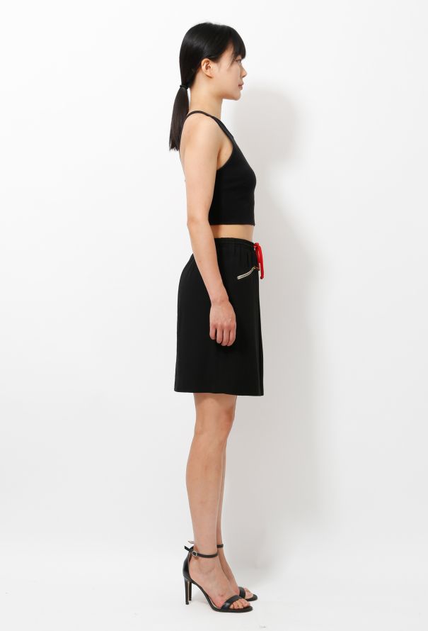 Céline Drawsting Minimal Skirt - 3