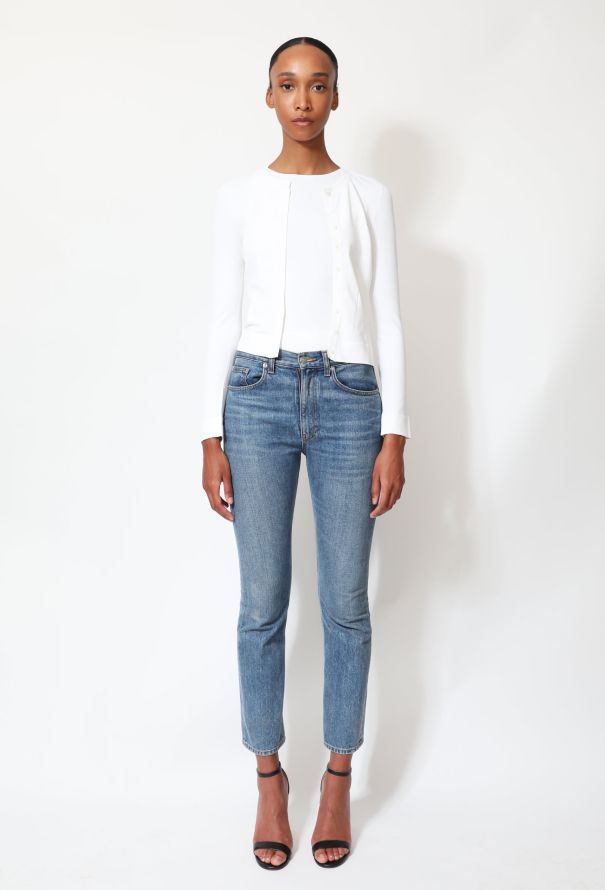 Alaïa Crêpe Knit Cardigan Set - 2