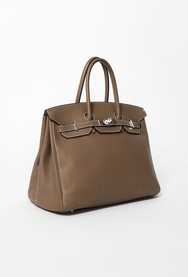 Hermès Etoupe Swift Birkin 35 - 2