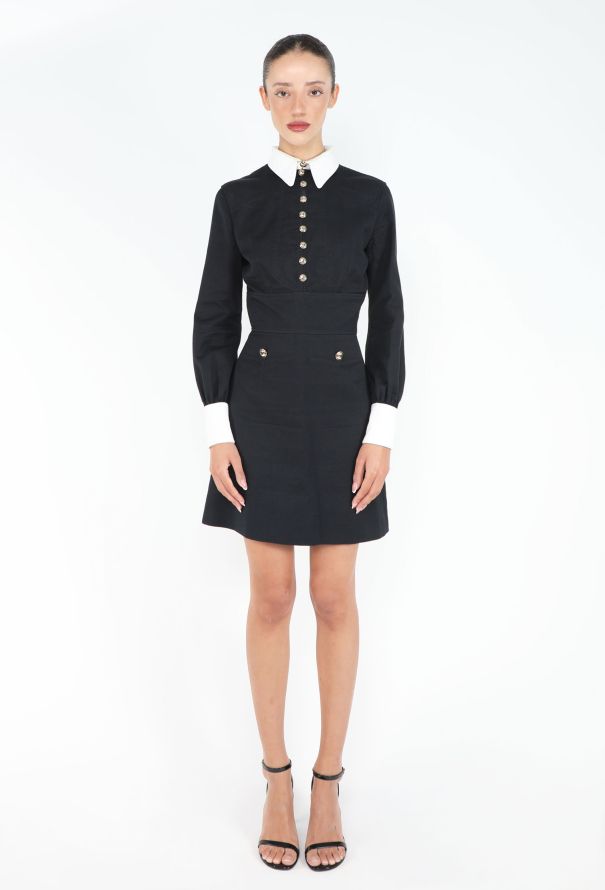 Saint Laurent Twill Cargo Mini Dress - 3