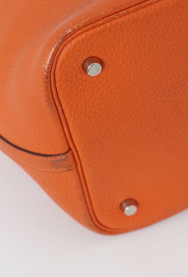 Hermès Orange Clémence Picotin 22 - 7