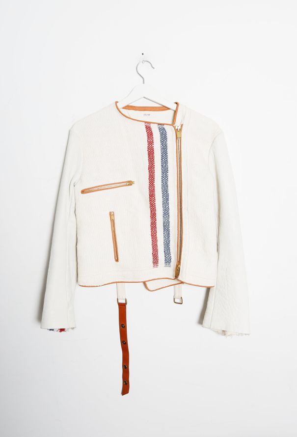 Céline Belted Linen Zip Jacket - 11