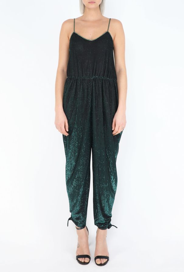 Saint Laurent Vintage Iridescent Lamé Jumpsuit - 3