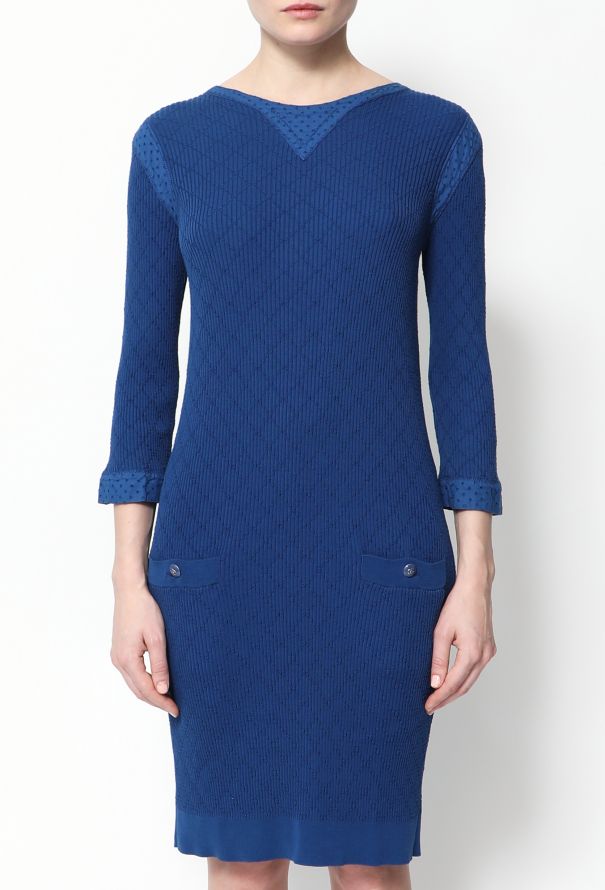 Chanel Quilted Knit Dress - 2