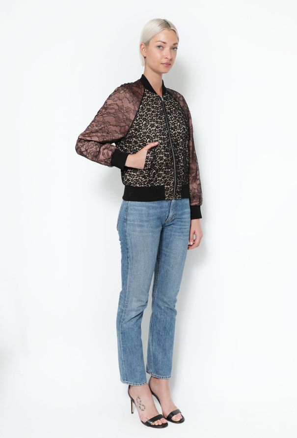 Gucci Resort 2015 Lace Bomber Jacket - 5