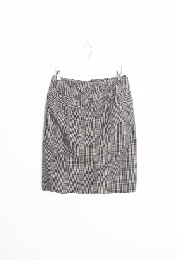Chloé 2005 Plaid Wrap Skirt - 6
