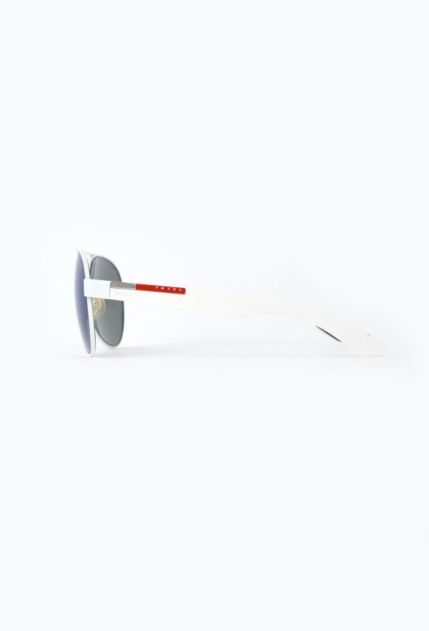 Prada 2023 Linea Rossa Aviator Sunglasses - 5