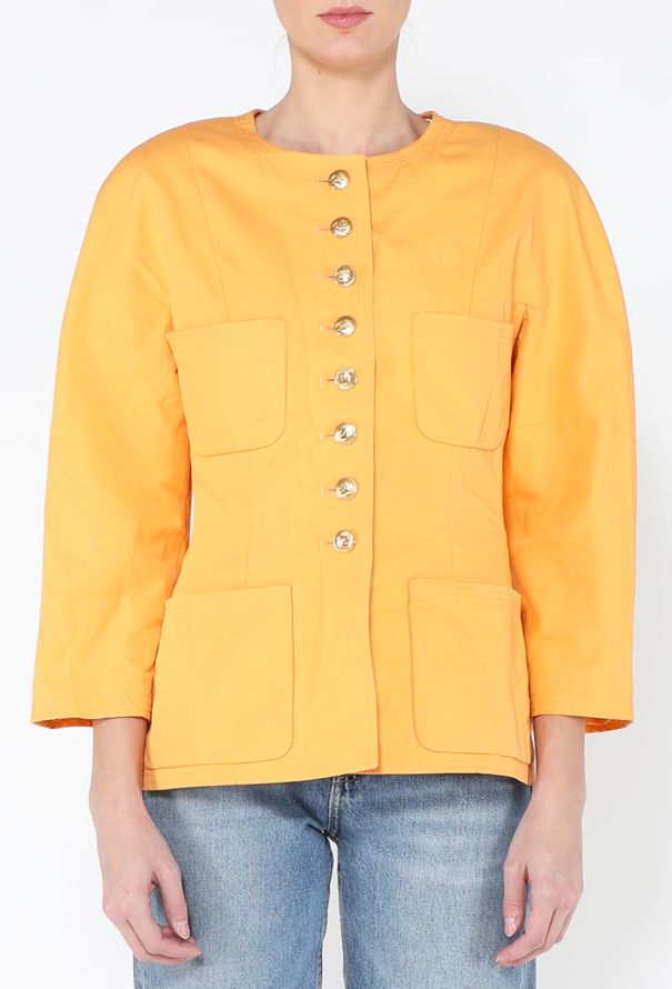Chanel '90s Classic 'CC' Button Jacket - 1