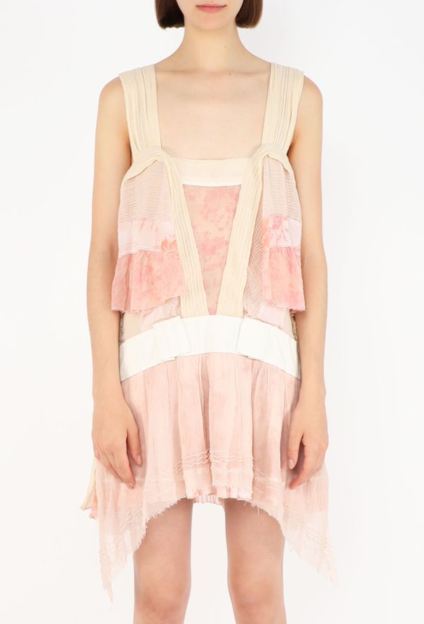 Louis Vuitton Lace & Chiffon Patchwork Dress, S/S 2007 - 3