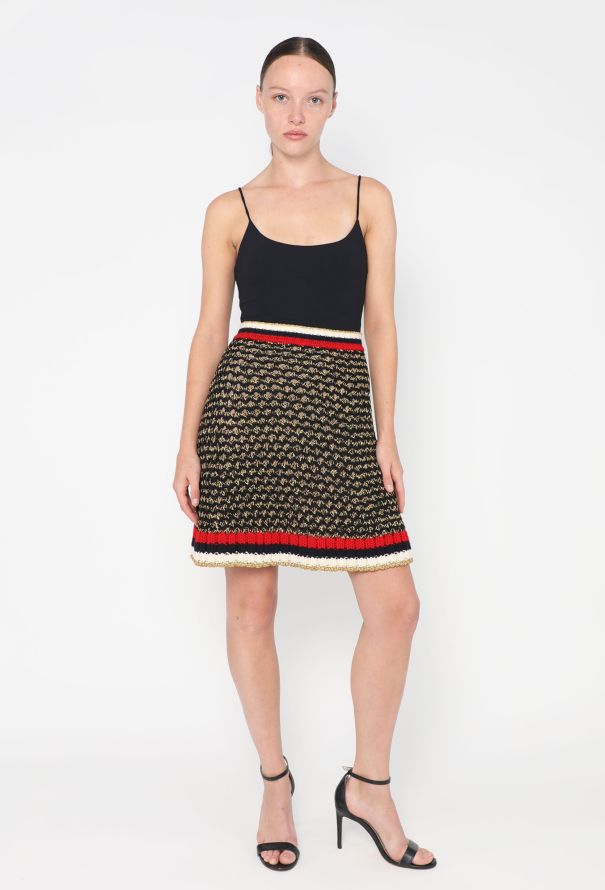 Gucci Resort 2016 Crochet Lurex Skirt - 4